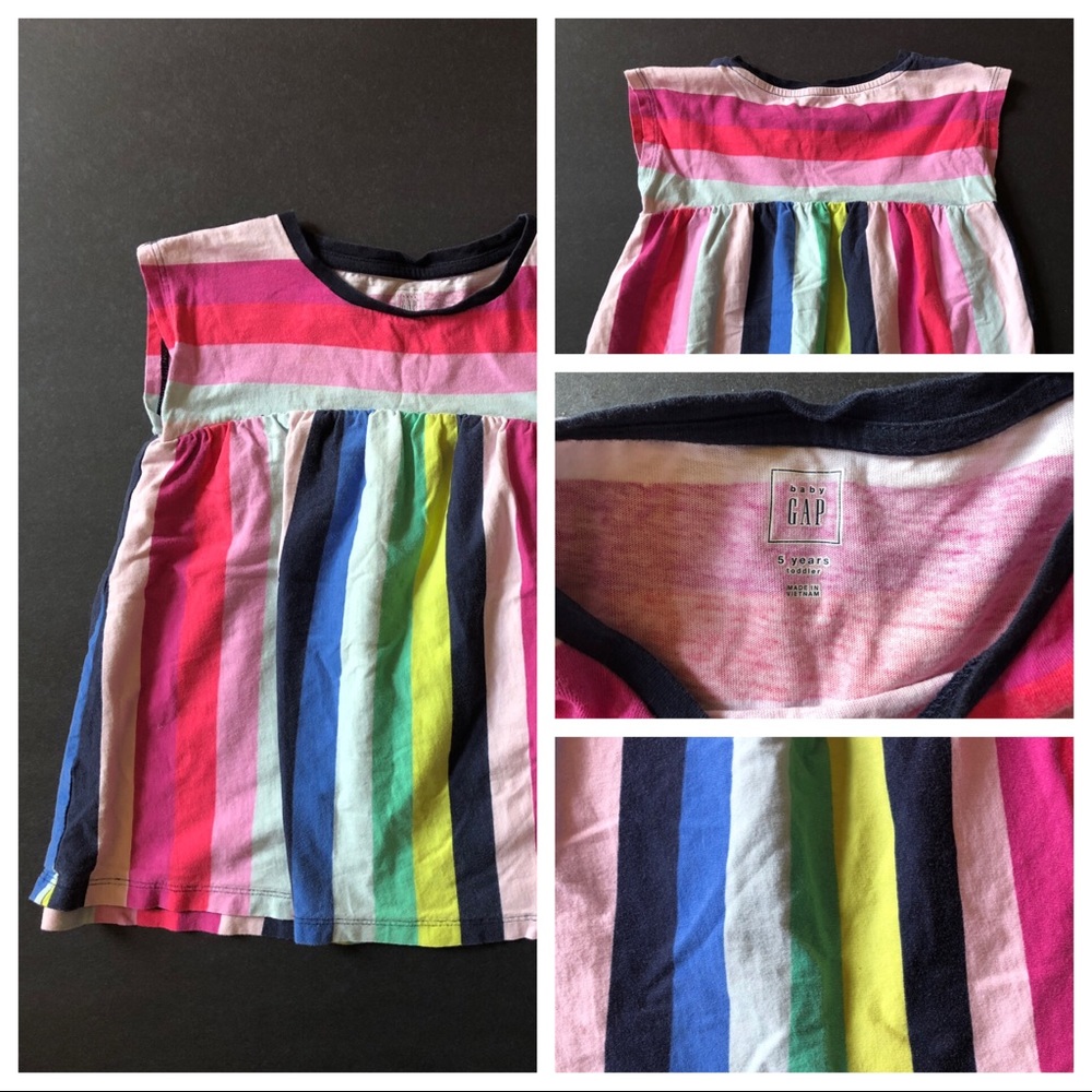 Gap striped swimsuit and tee
